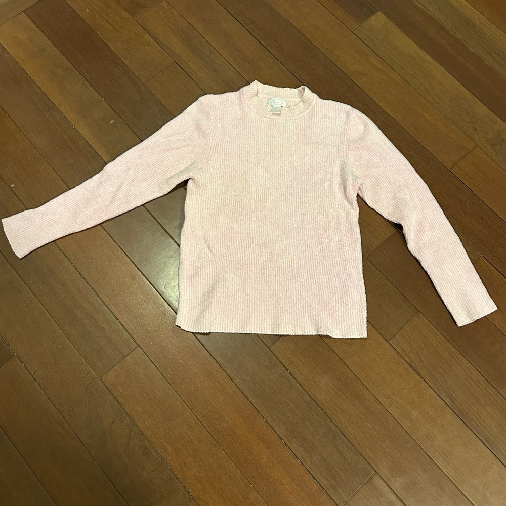 Arizona Co. Light Pink Mockneck Sweater